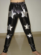 Load image into Gallery viewer, Custom Flames Latex Rubber Youth Wrestling Singlet Clothes Pants For Men H027