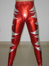Load image into Gallery viewer, Custom Flames Latex Rubber Youth Wrestling Singlet Clothes Pants For Men H027