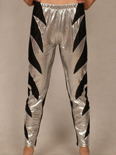 Load image into Gallery viewer, Custom Flames Latex Rubber Youth Wrestling Singlet Clothes Pants For Men H027