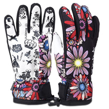 Load image into Gallery viewer, Snow Gloves Floral Waterproof Promo Thermal Breathable for Men and Women
