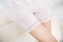 Load image into Gallery viewer, Arrival Hot Safety Shorts Lady Leggings Pants Lace Seamless Fashion Women Lace Pantalon de sécurité sous-vêtements Tiered Skirts Short Skirt Under Safety Pants Underwear shorts Under Shorts de calças de segurança