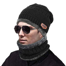 Load image into Gallery viewer, Women's Scarf Hat, Warm Hat Knitted Scarf